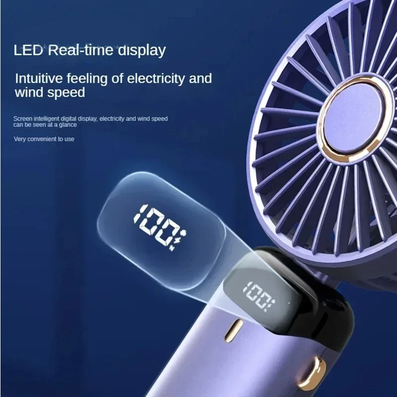 Portable USB Rechargeable Handheld Mini Fan