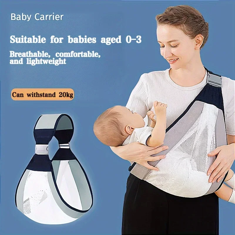 Adjustable Baby Sling Safe Carrier 3D Mesh Wrap