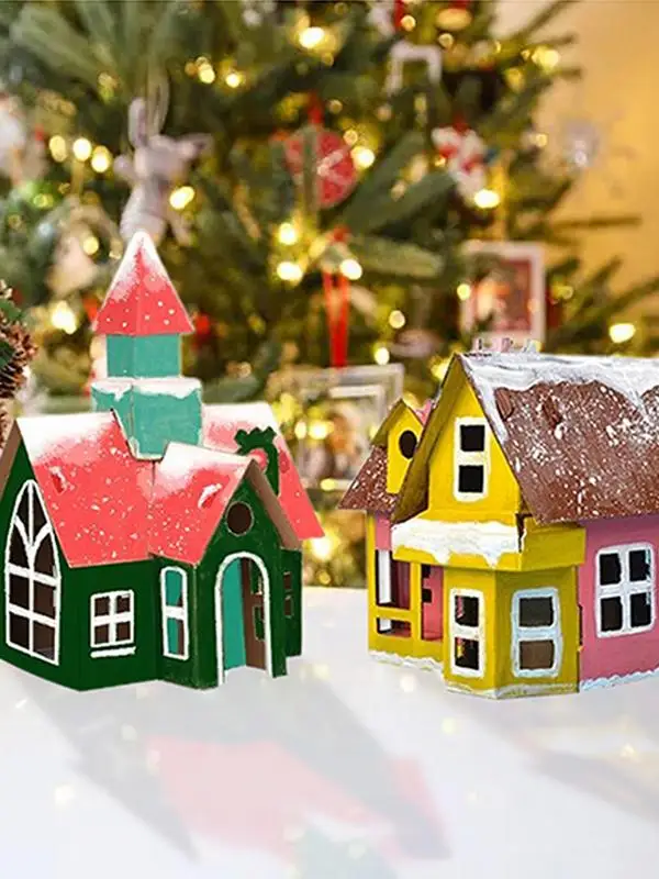 DIY Cardboard Gingerbread House Craft Kit