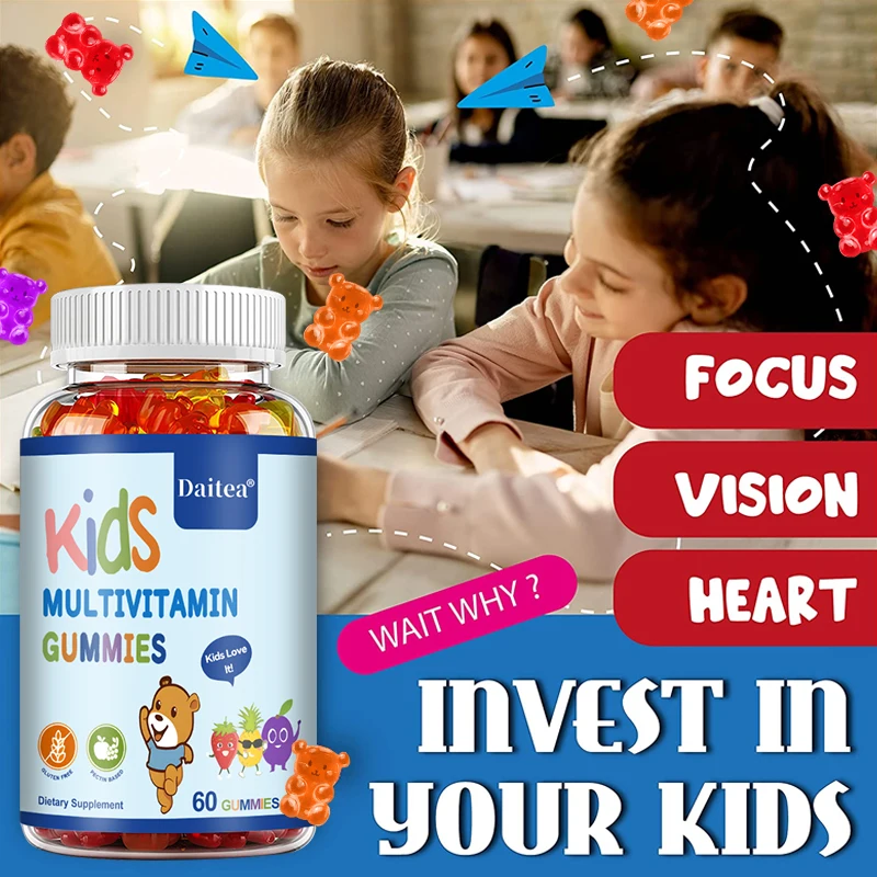 Daitea Children's Multivitamin Gummies for Healthy Development
