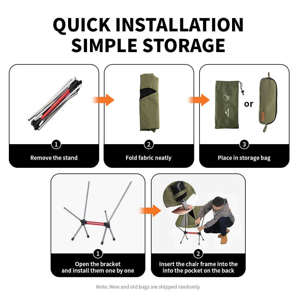 Ultralight Portable Folding Camping Chair for Outdoors